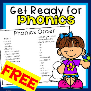 Teaching the Order of Phonics