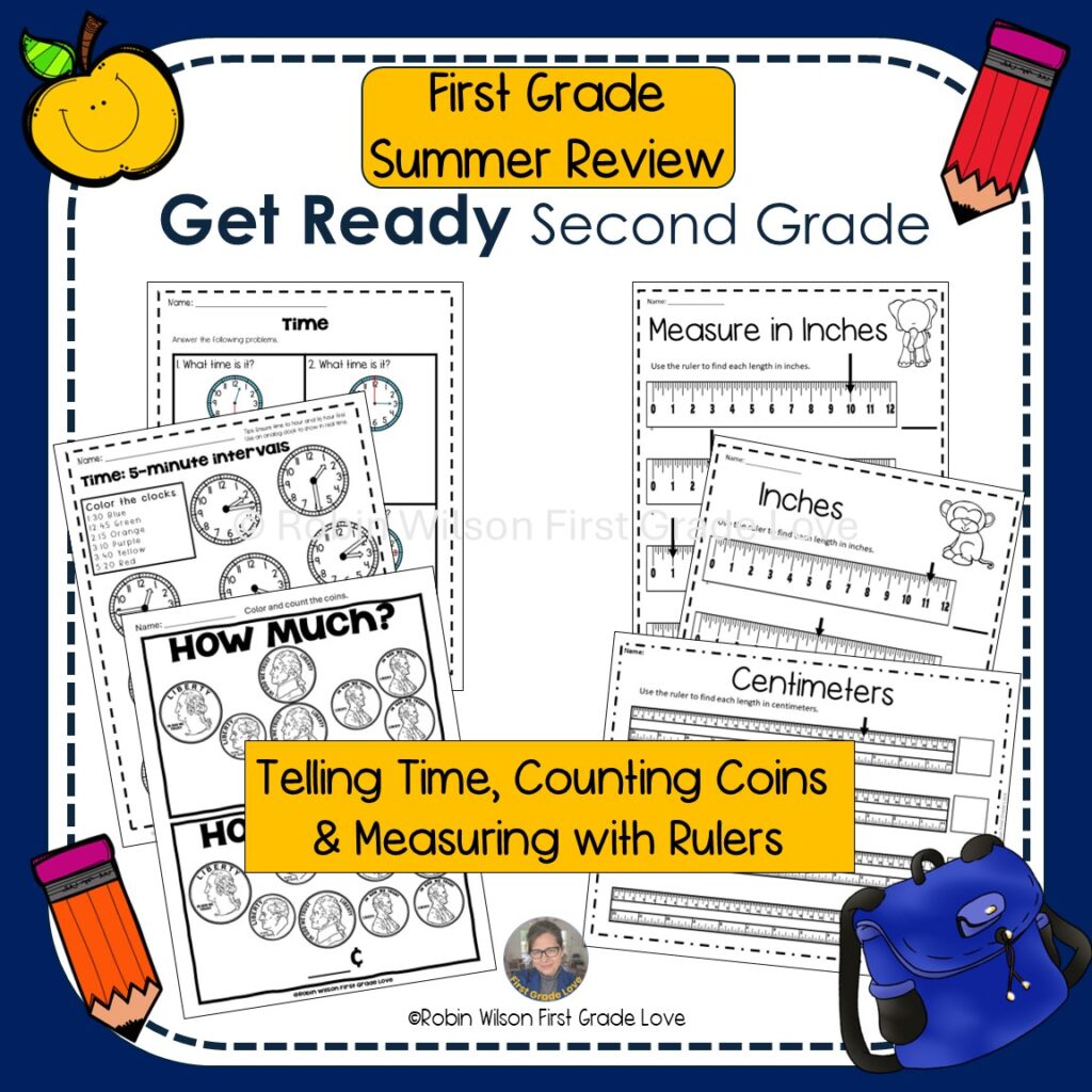 Telling Time, Counting Coins and Measuring with Rulers