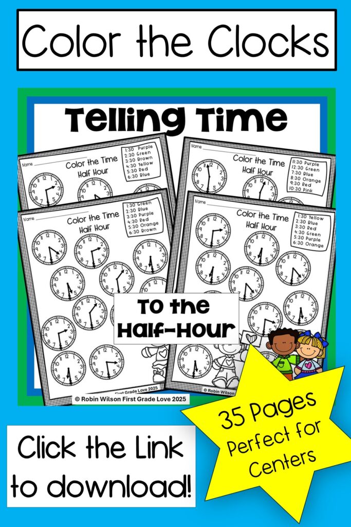Telling Time to the Half Hour