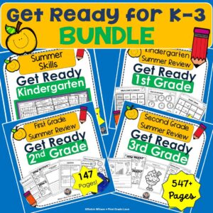 Get Ready for Kindergarten, First Grade, Second Grade, Third Grade
